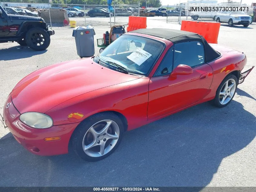 2003 Mazda Mx-5 Miata Cloth/Ls/Se/Shinsen VIN: JM1NB353730301471 Lot: 40509277