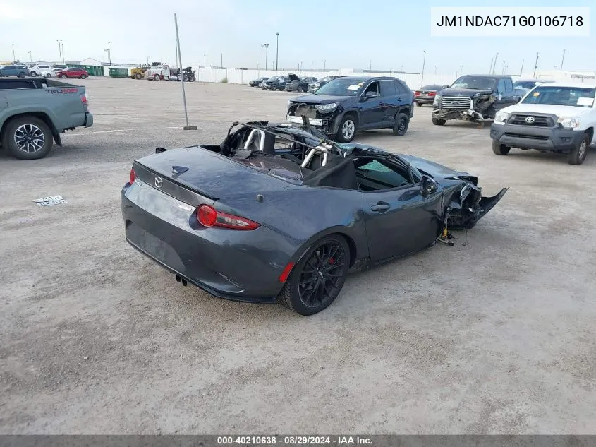 JM1NDAC71G0106718 2016 Mazda Mx-5 Miata Club