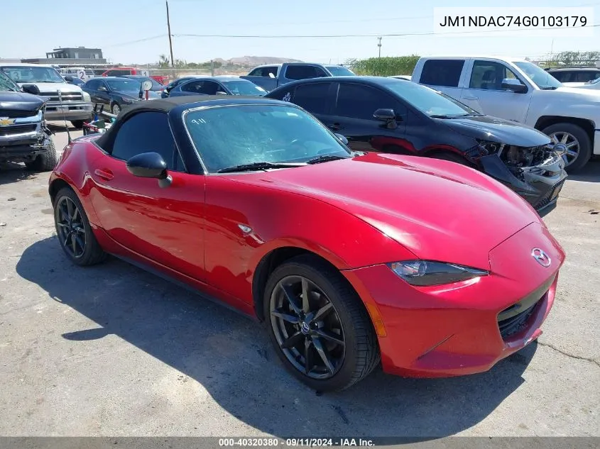 JM1NDAC74G0103179 2016 Mazda Mx-5 Miata Club