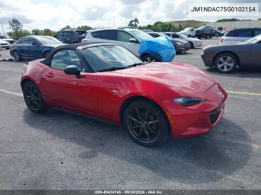 JM1NDAC75G0102154 2016 Mazda Mx-5 Miata Club