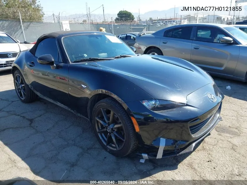 2017 Mazda Mx-5 Miata Club VIN: JM1NDAC77H0121855 Lot: 40265840