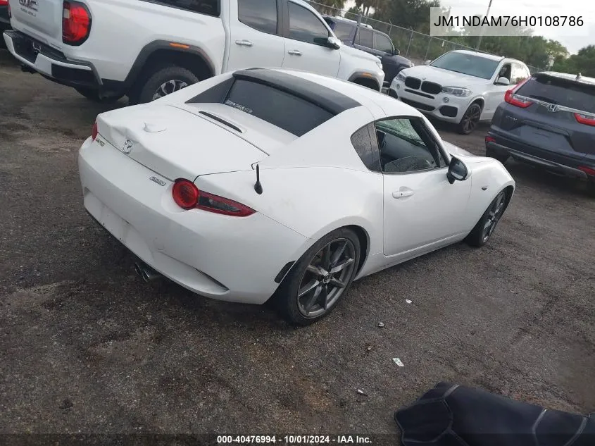 2017 Mazda Mx-5 Miata Grand Touring VIN: JM1NDAM76H0108786 Lot: 40476994