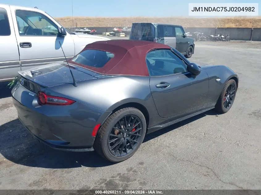 JM1NDAC75J0204982 2018 Mazda Mx-5 Miata Club