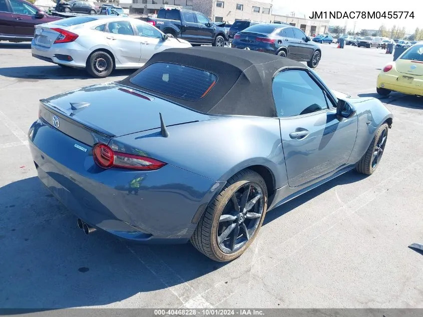 2021 Mazda Mx-5 Miata Club VIN: JM1NDAC78M0455774 Lot: 40468228