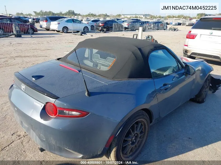 JM1NDAC74M0452225 2021 Mazda Mx-5 Miata Club