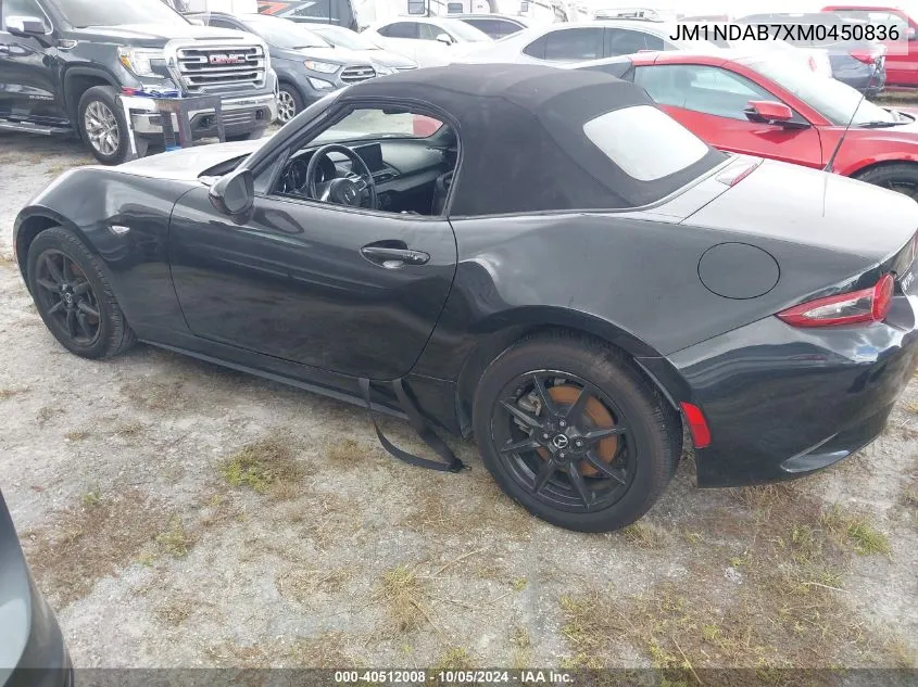 2021 Mazda Mx-5 Miata Sport VIN: JM1NDAB7XM0450836 Lot: 40512008