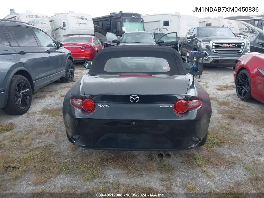 JM1NDAB7XM0450836 2021 Mazda Mx-5 Miata Sport