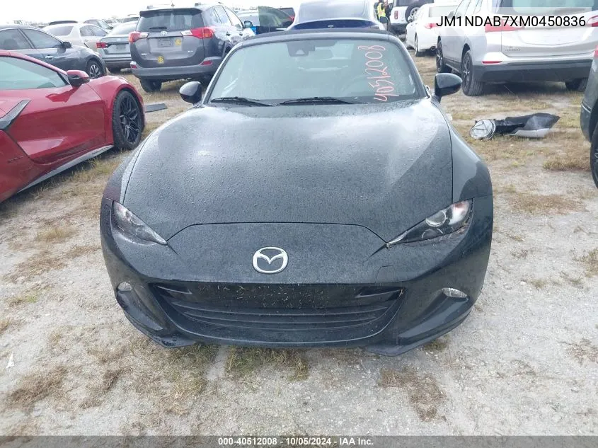 2021 Mazda Mx-5 Miata Sport VIN: JM1NDAB7XM0450836 Lot: 40512008