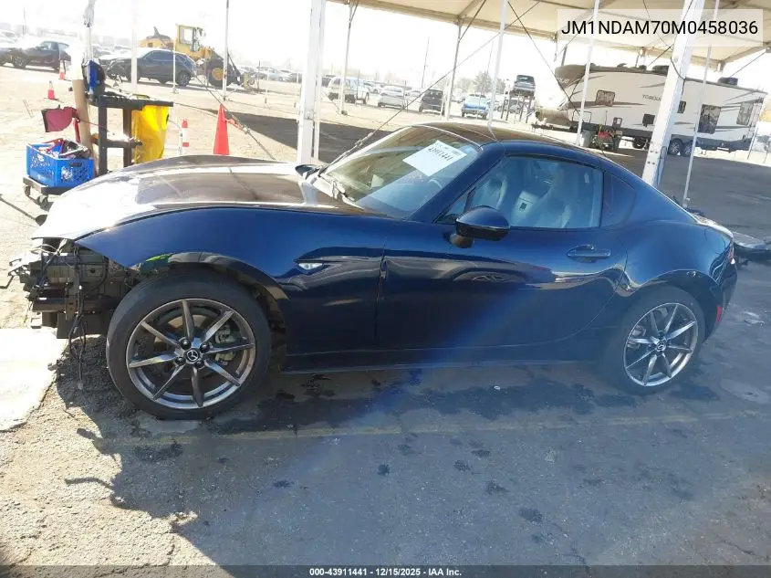 JM1NDAM70M0458036 2021 Mazda Mx-5 Miata Rf Grand Touring