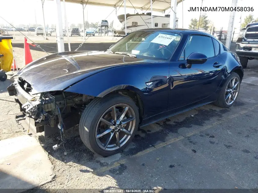 JM1NDAM70M0458036 2021 Mazda Mx-5 Miata Rf Grand Touring