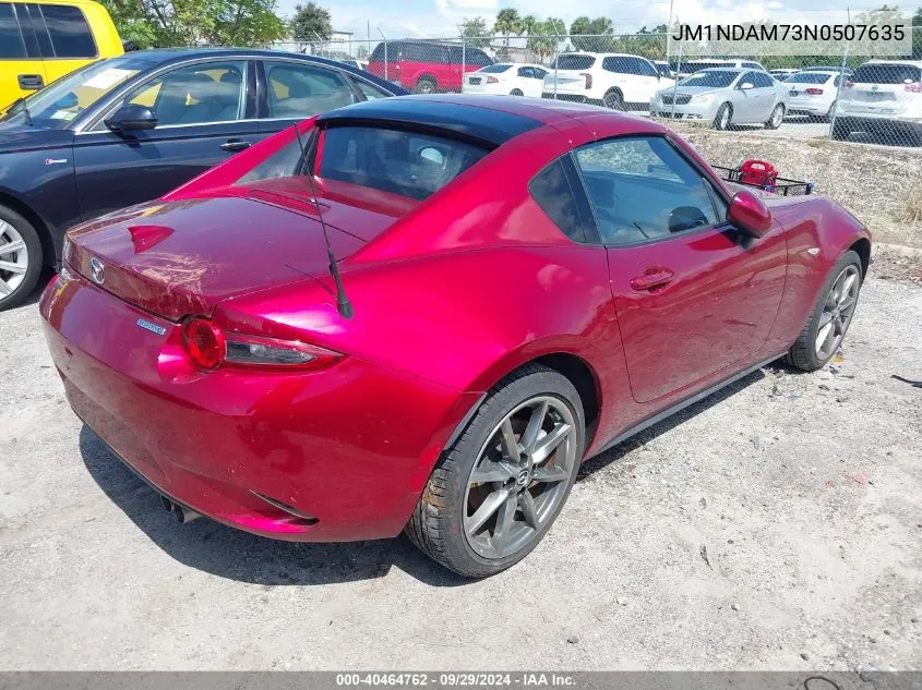 2022 Mazda Mx-5 Miata Rf Grand Touring VIN: JM1NDAM73N0507635 Lot: 40464762