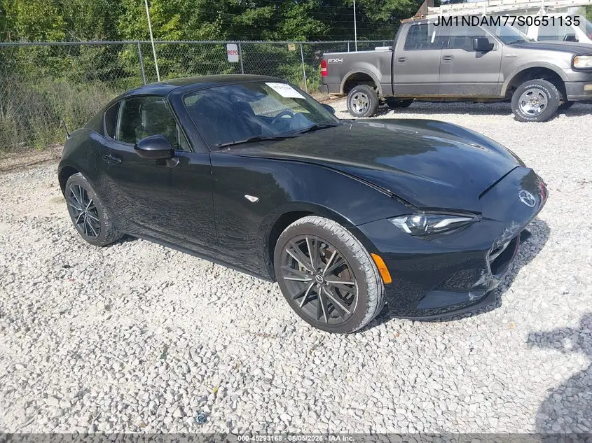 2025 Mazda Mx-5 Miata Rf Grand Touring VIN: JM1NDAM77S0651135 Lot: 45293168