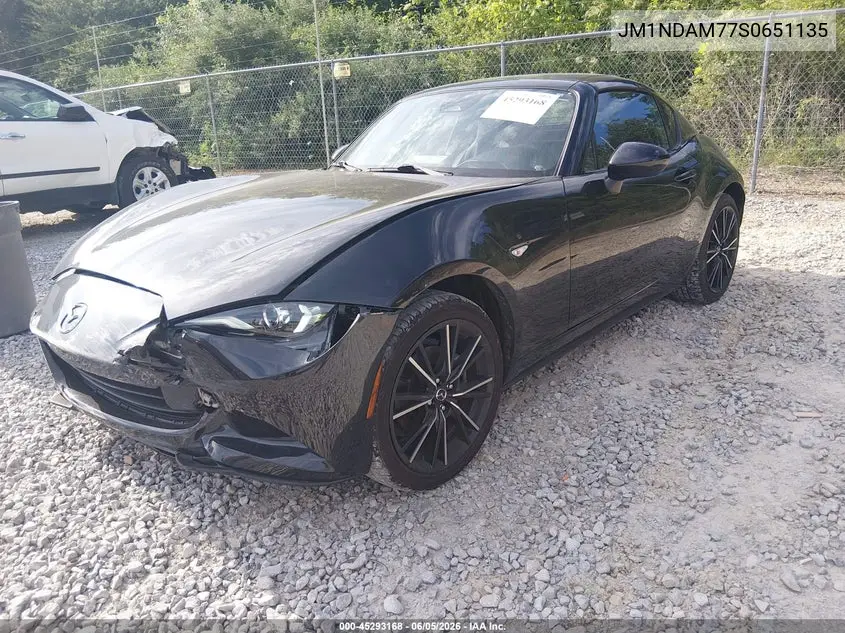 2025 Mazda Mx-5 Miata Rf Grand Touring VIN: JM1NDAM77S0651135 Lot: 45293168