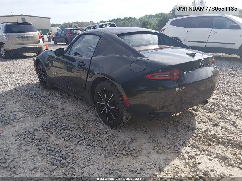 2025 Mazda Mx-5 Miata Rf Grand Touring VIN: JM1NDAM77S0651135 Lot: 45293168