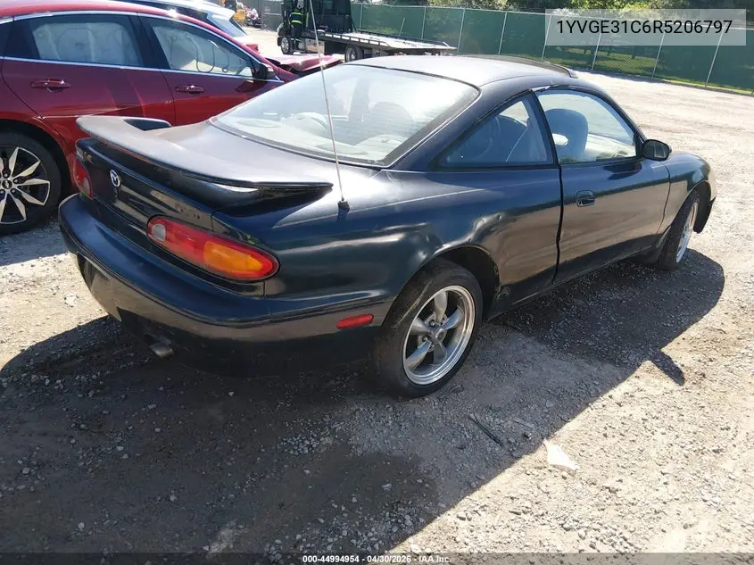 1994 Mazda Mx-6 VIN: 1YVGE31C6R5206797 Lot: 44994954