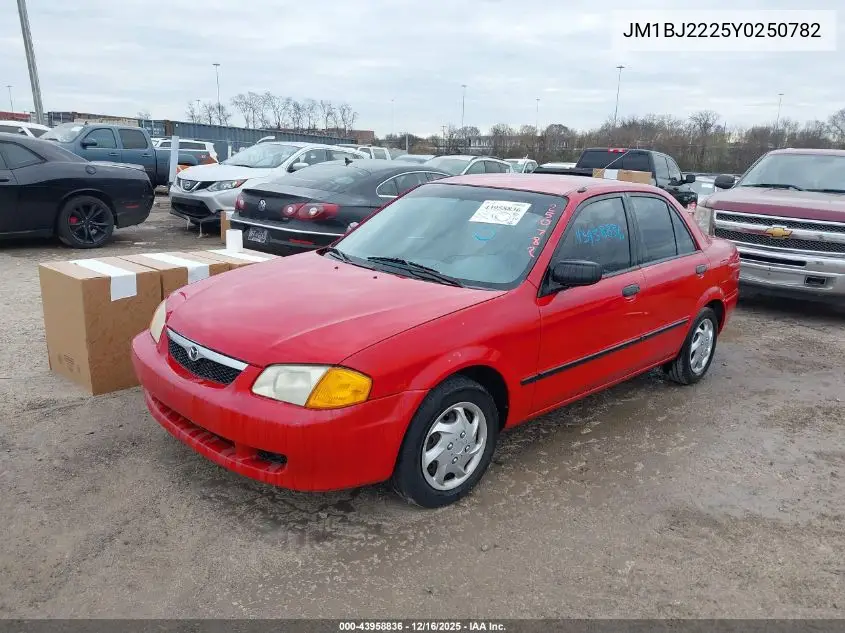 JM1BJ2225Y0250782 2000 Mazda Protege Dx/Lx