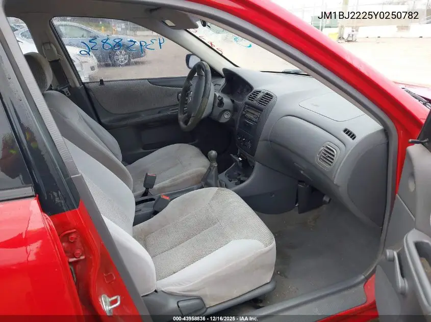 JM1BJ2225Y0250782 2000 Mazda Protege Dx/Lx