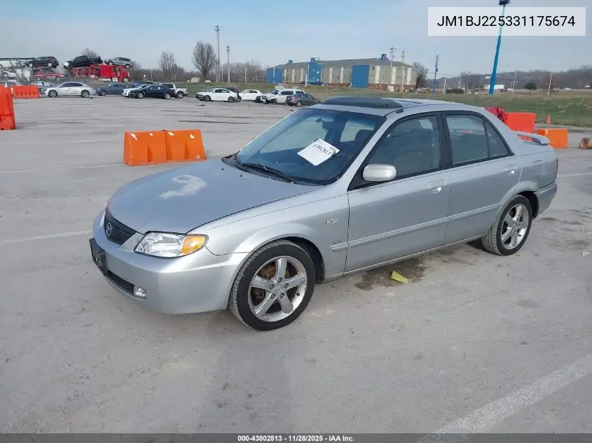 JM1BJ225331175674 2003 Mazda Protege Dx/Es/Lx