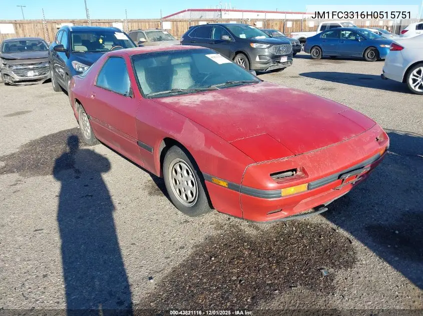JM1FC3316H0515751 1987 Mazda Rx7