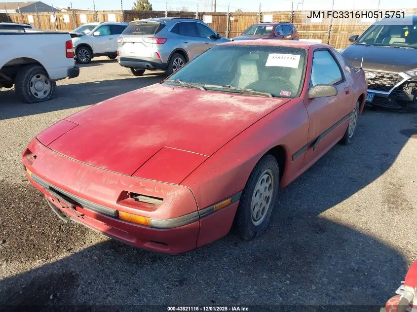 JM1FC3316H0515751 1987 Mazda Rx7