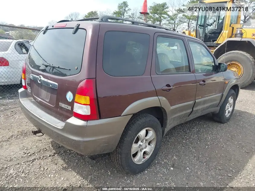 2001 Mazda Tribute Es V6/Lx V6 VIN: 4F2YU08141KM37218 Lot: 44893342