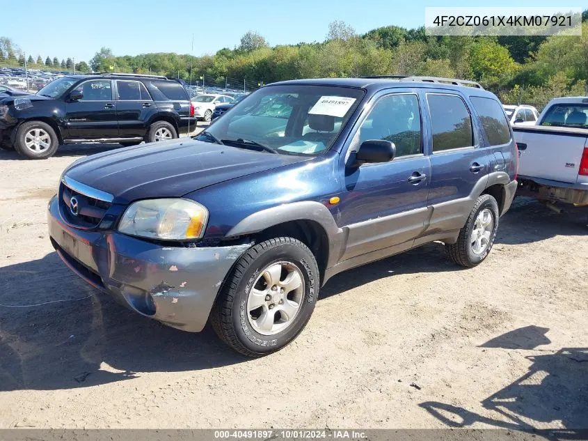 4F2CZ061X4KM07921 2004 Mazda Tribute Es V6