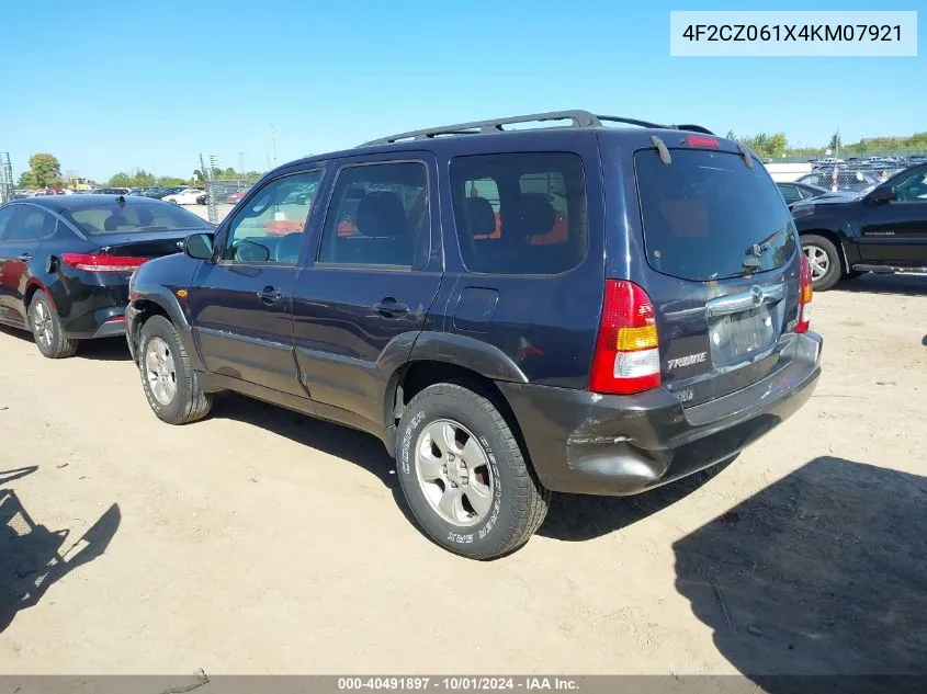 4F2CZ061X4KM07921 2004 Mazda Tribute Es V6