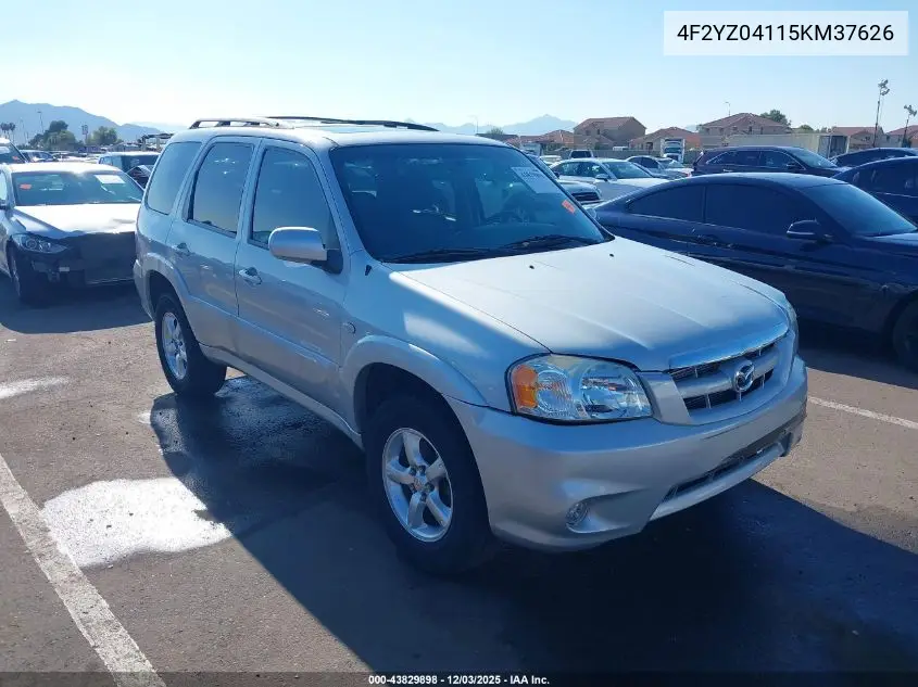 4F2YZ04115KM37626 2005 Mazda Tribute S