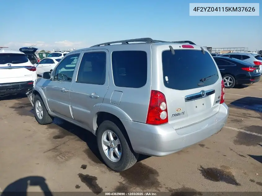 4F2YZ04115KM37626 2005 Mazda Tribute S