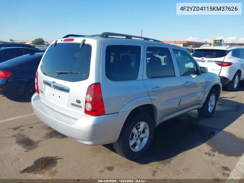 4F2YZ04115KM37626 2005 Mazda Tribute S