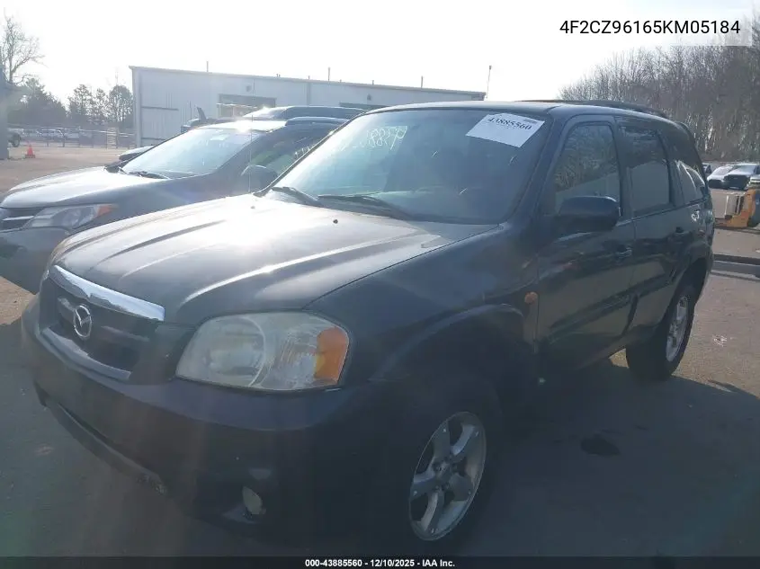 4F2CZ96165KM05184 2005 Mazda Tribute S
