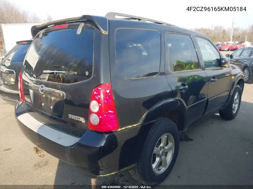 4F2CZ96165KM05184 2005 Mazda Tribute S