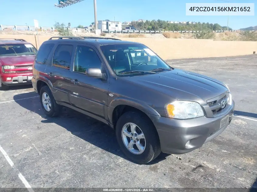 4F2CZ04156KM21652 2006 Mazda Tribute S