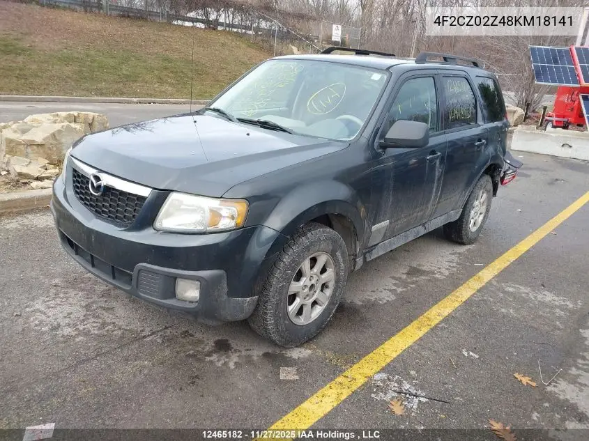 4F2CZ02Z48KM18141 2008 Mazda Tribute I