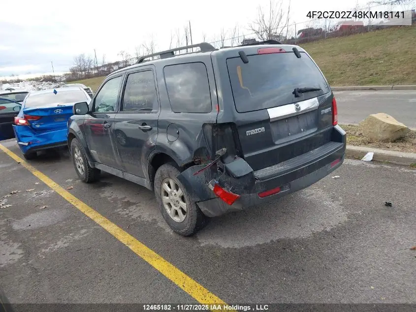 4F2CZ02Z48KM18141 2008 Mazda Tribute I