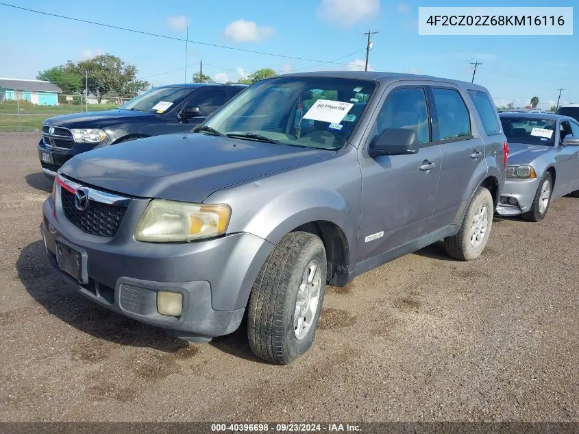 4F2CZ02Z68KM16116 2008 Mazda Tribute I Sport