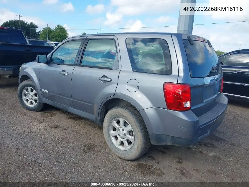 4F2CZ02Z68KM16116 2008 Mazda Tribute I Sport