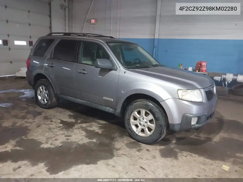 2008 Mazda Tribute I Touring VIN: 4F2CZ92Z98KM02280 Lot: 44511111