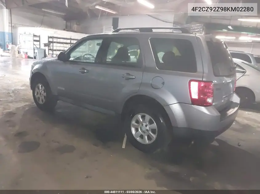 2008 Mazda Tribute I Touring VIN: 4F2CZ92Z98KM02280 Lot: 44511111