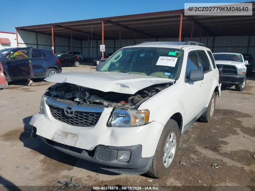 4F2CZ02779KM04640 2009 Mazda Tribute I Grand Touring