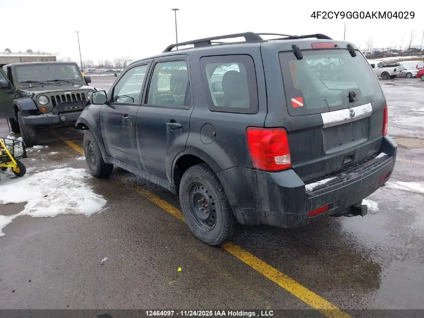 4F2CY9GG0AKM04029 2010 Mazda Tribute S