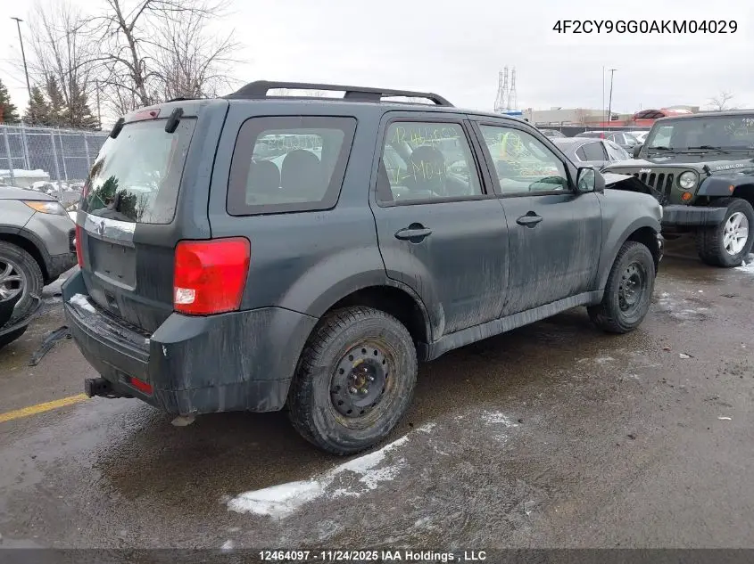 4F2CY9GG0AKM04029 2010 Mazda Tribute S
