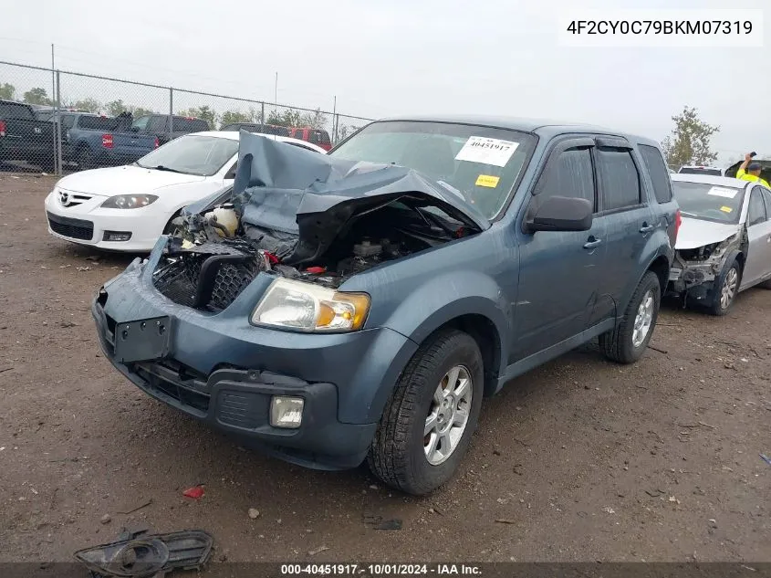 4F2CY0C79BKM07319 2011 Mazda Tribute I