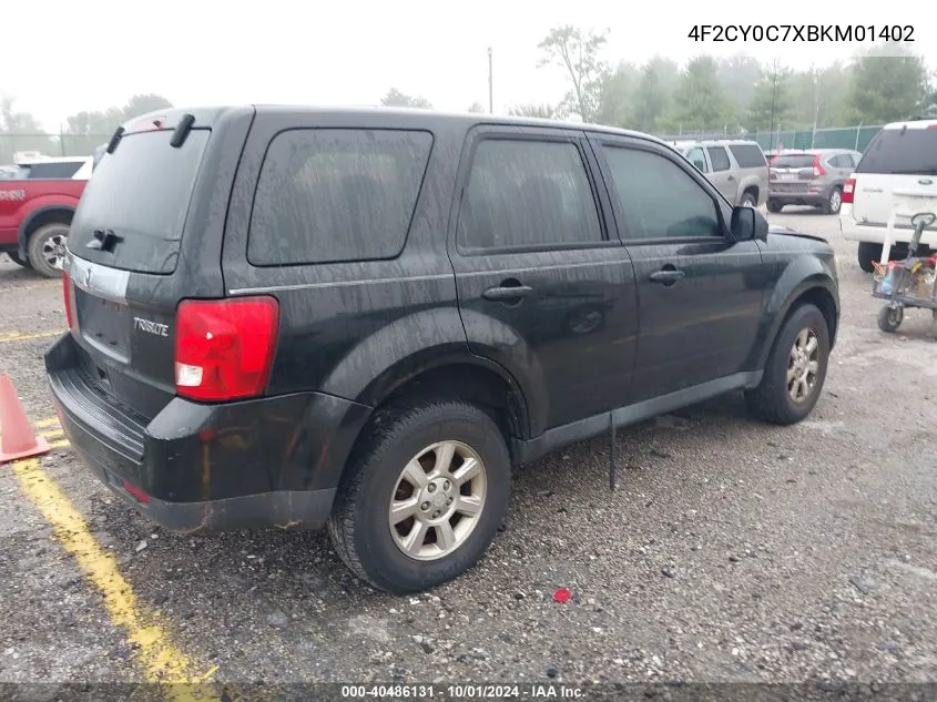 4F2CY0C7XBKM01402 2011 Mazda Tribute I Sport