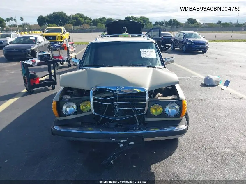 WDBAB93A0BN004769 1981 Mercedes-Benz 300 Td