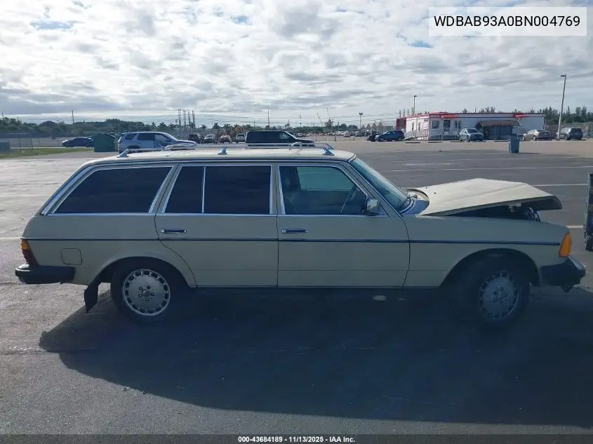 WDBAB93A0BN004769 1981 Mercedes-Benz 300 Td