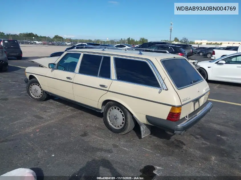 WDBAB93A0BN004769 1981 Mercedes-Benz 300 Td