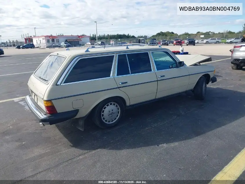 WDBAB93A0BN004769 1981 Mercedes-Benz 300 Td
