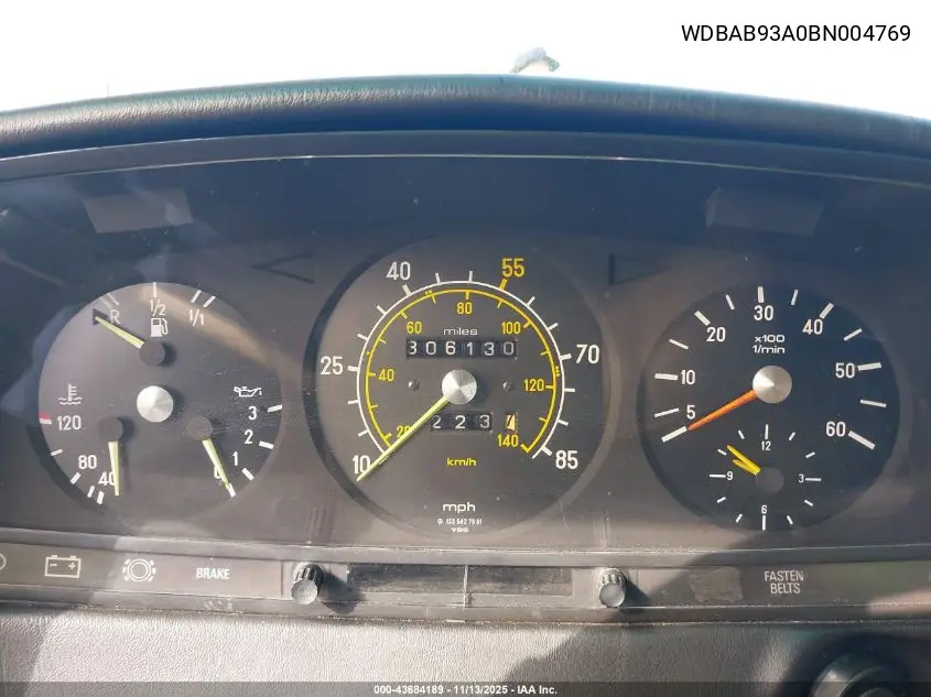 WDBAB93A0BN004769 1981 Mercedes-Benz 300 Td