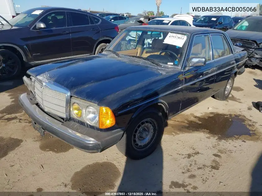 WDBAB33A4CB005066 1982 Mercedes-Benz 300 Dt